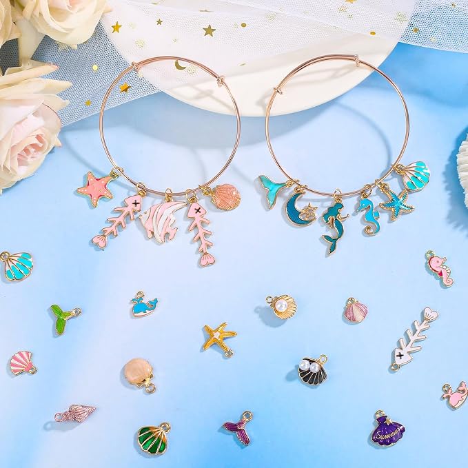 Acejoz 150 Pcs Ocean Beach Sea Charms - Image 6