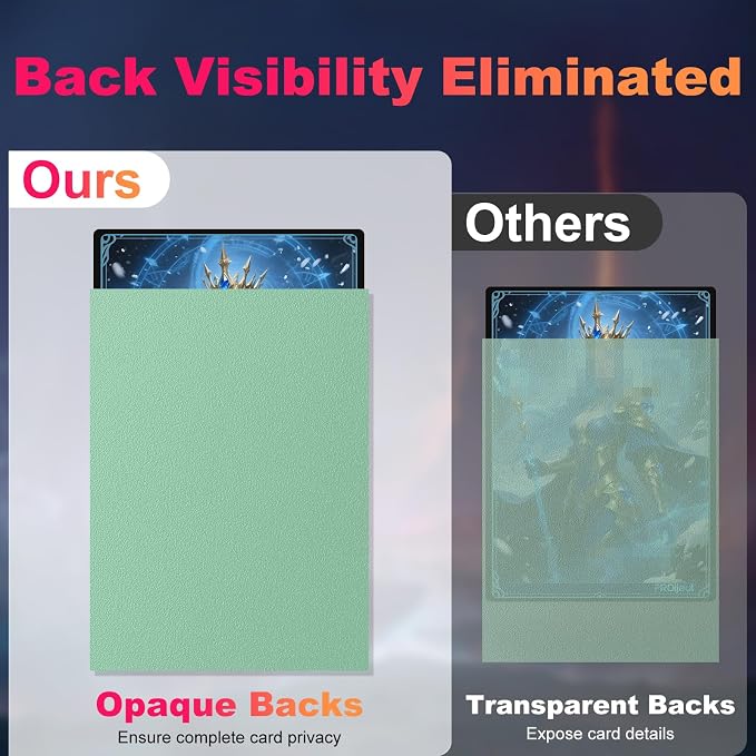 200 Pack Card Sleeves, Matte Dual Trading Card Sleeves - Image 3