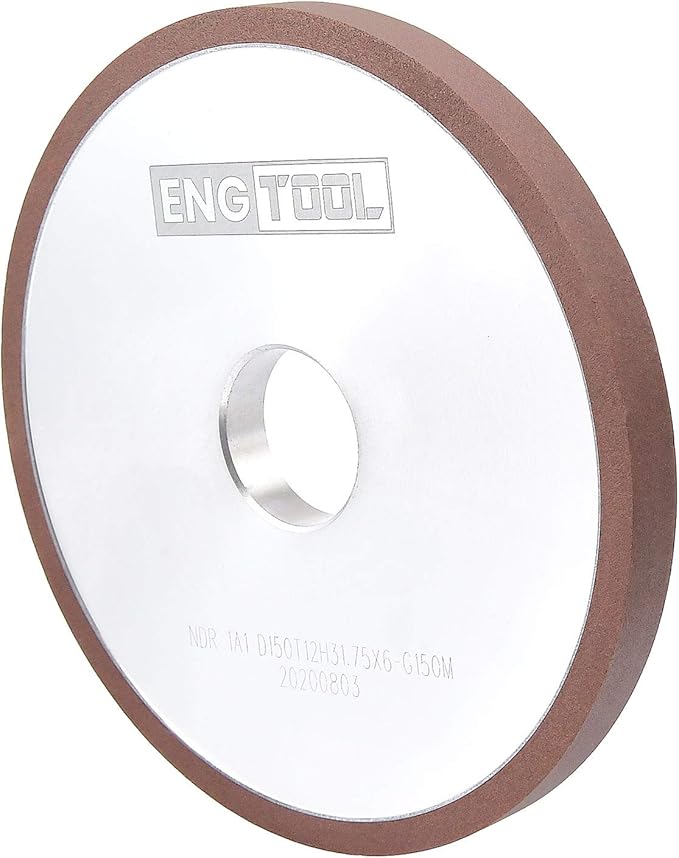 MaxTool Dia 6" 1A1 Diamond Plain Wheel Abrasive Grinding Wheel Thick 1/2" Grit#150 Resin Bond; NDR1A1D6T12X6G15M