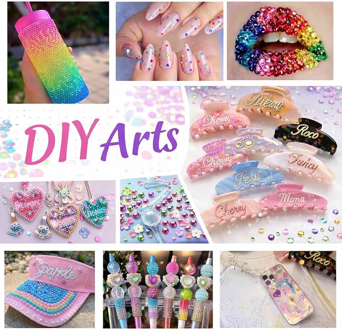 40000Pcs 40 Colors Jelly Rhinestones - Image 3