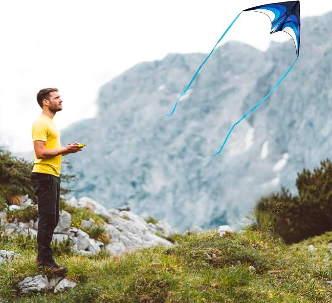 Delta Kite Set for Kids and Adults, Extremely Easy to Launch for Beginners - Image 6