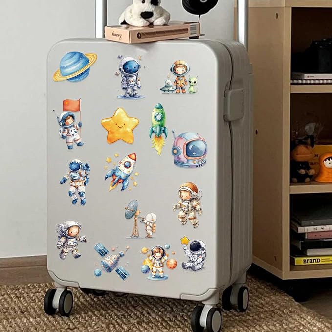 50 Pcs Clear PET Outer Space Stickers - Image 4