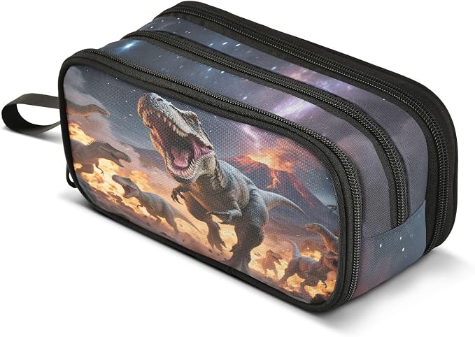 Dinosaurs Roar Pencil Case Box Boys Girls Large Pencil Pouch by BOENLE-WELCOMEYOURCOMING