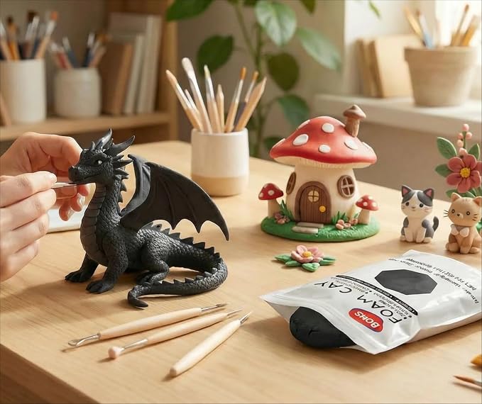 BOHS Black Modeling Foam Clay - Image 4