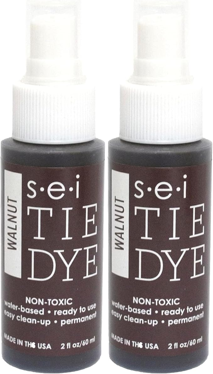 S.E.I. Walnut Tie Dye Spray Bottle: 2oz. Non Toxic Fabric Dye Spray, DIY by SEI