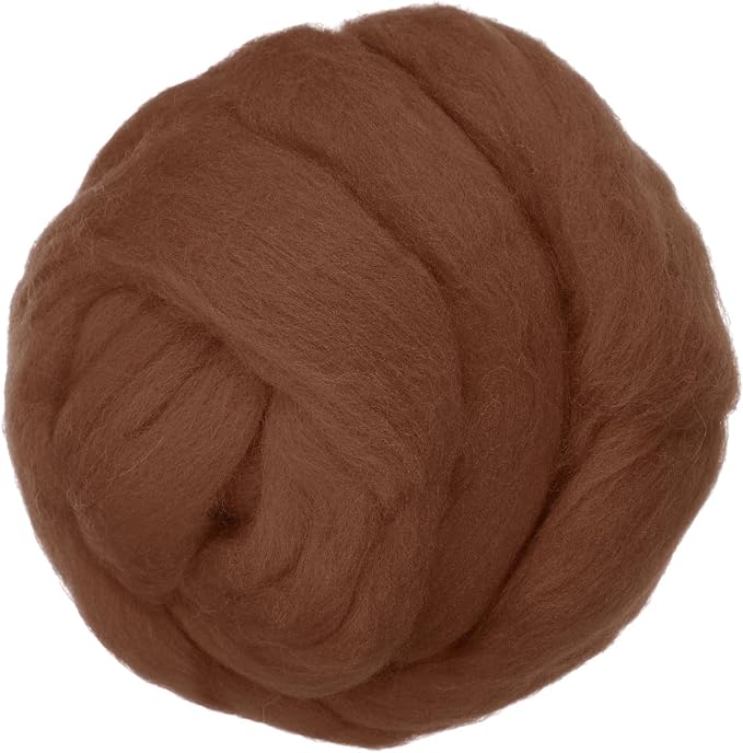 PATIKIL Wool Roving Yarn, 150G/5.3OZ Soft Felting Wool Pure Chunky Roving Yarn by PATIKIL