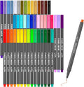 Vanstek 46 Pack Journal Planner Colored Pens, Fineliner Pens by Vanstek