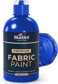BLUEBIRD Fabric Paint, Pthalo Blue, 16.9 Fl Oz, Permanent Fabric Paints by BluebirdArts