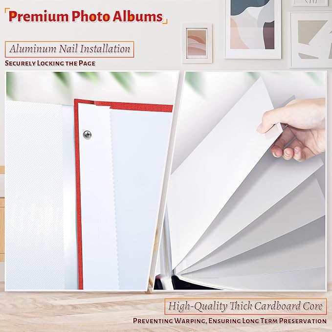 Artfeel Photo Album Self Adhesive Scrapbook, 120 Pages Large Photo Book - Image 4