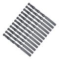 Drill Bit, 9/32" Cutting Diameter, 4241 HSS Nitriding Black 118° Cutting Angle Versatile Jobber Bits - (Applications: for Drilling Plastic Wood Soft Metal), 12-Pieces
