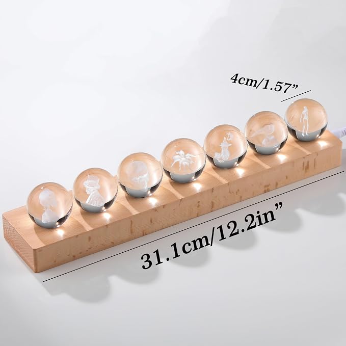 Qianwei 3D Crystal Ball Gothic Halloween Decor - Image 5