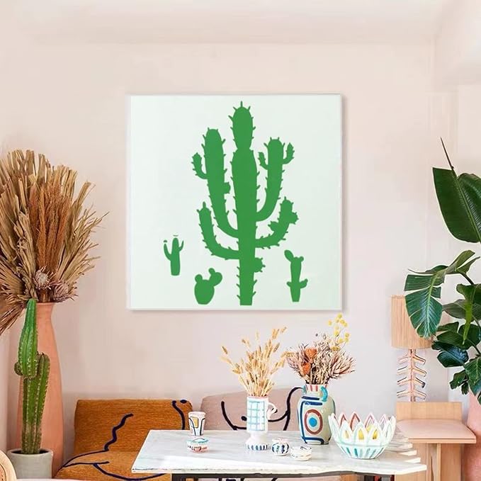 TIAMECH 8 Pcs Reusable Succulent Plants Cactus Stencils - Image 6