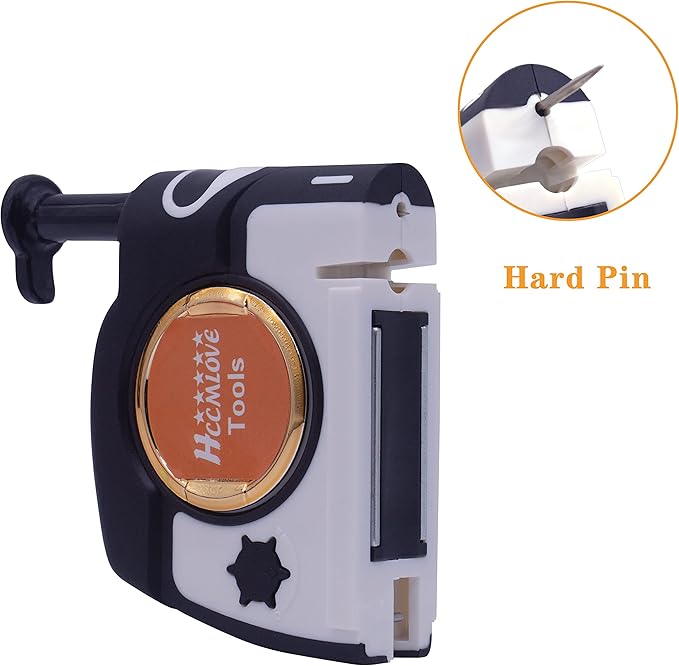 2 PCS Plumb Bob Magnetic - 10.7 oz(305g) Plumb Rite With 14.5 ft(4.5m) String,Sharpener,2 Pencils,Line Reel Used in Construction Can Automatically Stretch the Line and Quickly Stabilize the Plumb Bobs