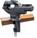 Home Vise Universal Rotate 360° Work Clamp-On Vise Table Small Bench Vice for Jewelers Hobby Clamps Craft Repair Tool Portable Work Bench Vise (mini) (Black, 2.5 INCH)