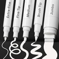 ARTISTRO 5 White Paint Pen for Rock, Painting by ARTISTRO