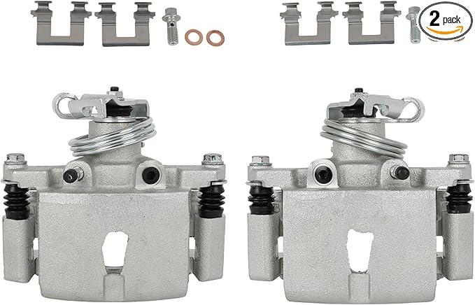 SCITOO 18B4944 18B4945 Disc Brake Calipers Assembly with Bracket Fit For Buick Terraza 2005-2007,For Chevrolet Uplander 2005-2009,For Pontiac Montana 2005-2009,For Saturn Relay 2005-2007