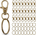 50 PCS in 25 Sets, Metal Swivel Lobster Claw Clasps, Keychain Clasp by Unknown