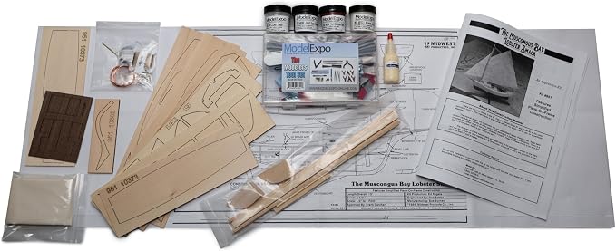 Complete Wooden Model Ship Kit - Image 2