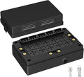 DAIERTEK Fuse Relay Box 12V Automotive 10 Slots Relay Holder 15 Slots ATC/ATO Fuse Holder Universal Fuse and Relay Box Block for Automotive Truck Marine Boat