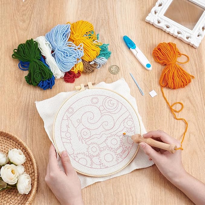 BEUNITONE Starry Sky Scenery Punch Needle Kit - Image 4