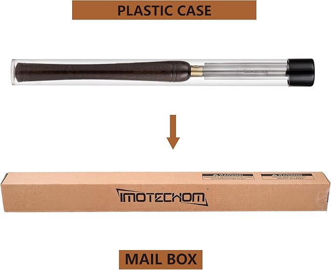 1-Inches HSS Roughing Gouge Lathe Chisel Wood Turning Tools with Round Plastic Box and Hanging Bag
