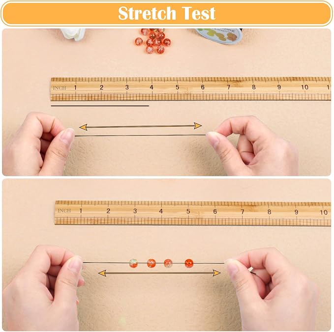 Black Elastic Stretchy String, Paxcoo Stretch Bead Cord - Image 4
