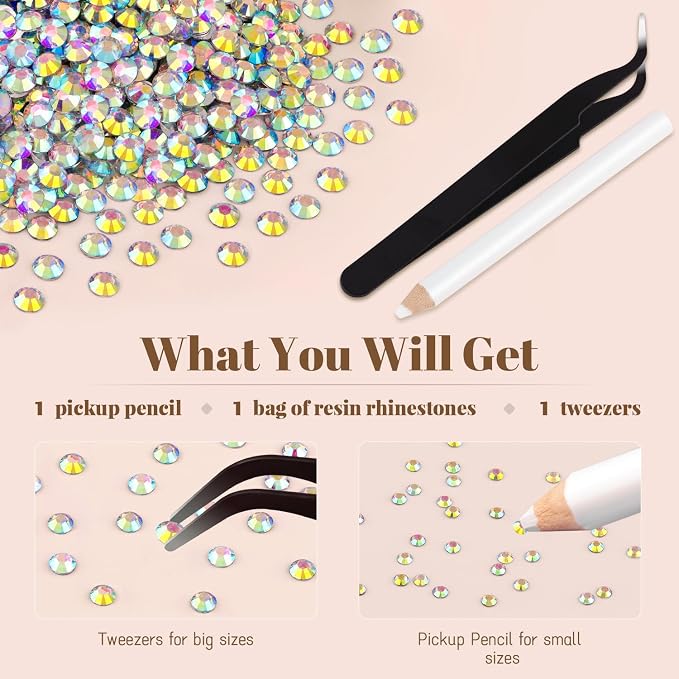 6000PCS 4mm Resin Rhinestones Bulk - Image 7