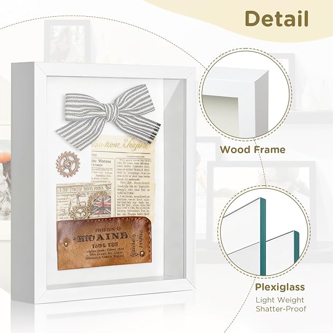 2 Pack Shadow Box Frame 11"x 14" - Image 6
