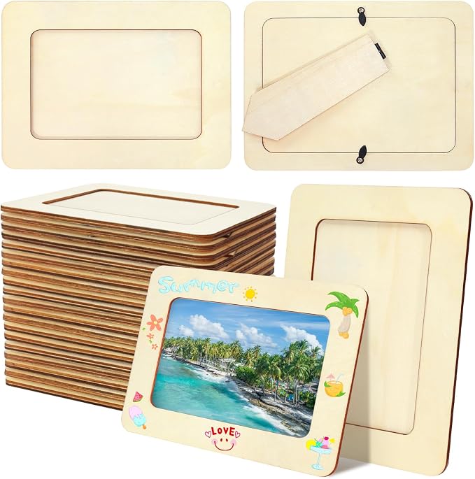 VOKOY 30 Pack Wooden Picture Frames by VOKOY