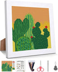 WUSARPLY Cactus Stamped Cross Stitch Kits by WUSARPLY