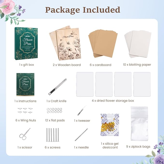 Aboofx Extra Large Flower Press Kit - Image 9