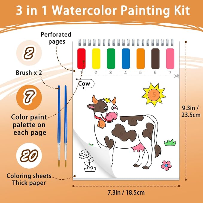 SOCOLER Paint with Water Coloring Books - Image 4