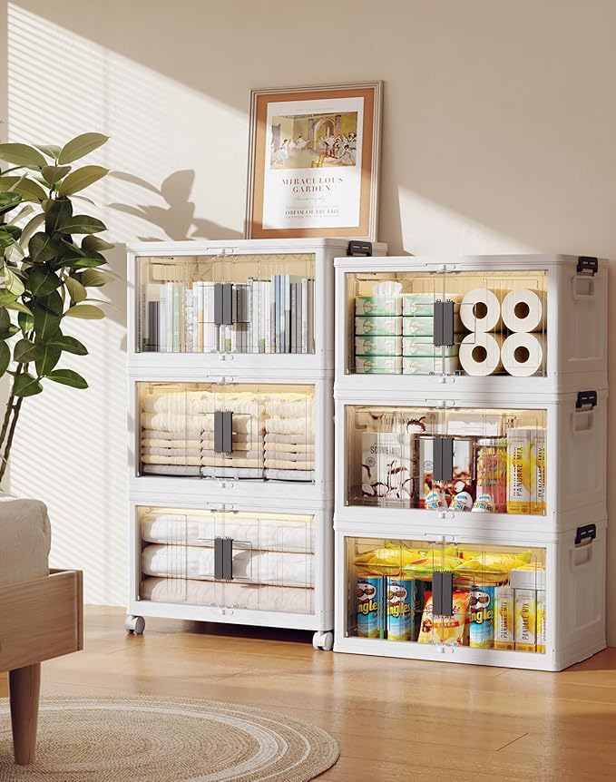 OlarHike 48QT Lockable Stackable Storage Bins by OlarHike