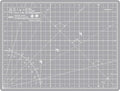 Elan Cutting Mat A4 Gray, Self Healing Cutting Mat 9x12 Inch, 5-Ply Craft Board by Elan
