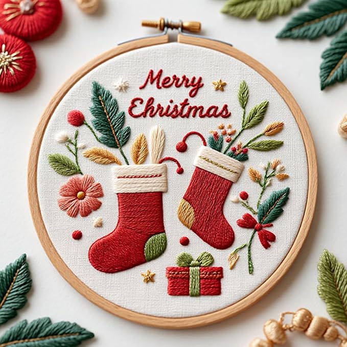 COCOMOX Christmas Embroidery Kit - Image 3