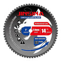 14" Miter Table Saw Blade, TCT Metal Cutting Saw Blades with 66T & 1" Arbor, Professional for Iron Steel Aluminum Stainless Steel Ferrous Metals