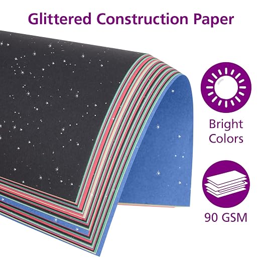 Colorations Glitter Construction Paper - Image 3