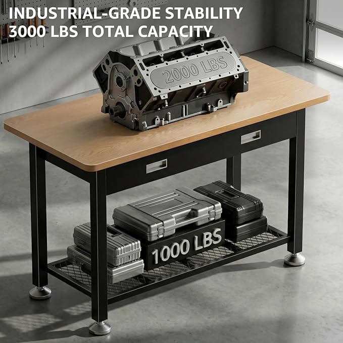 47.2" Heavy Duty Work Bench - Image 3