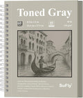 SuFly Toned Gray Sketchbook 8.5" x 11" by SuFlyDirect