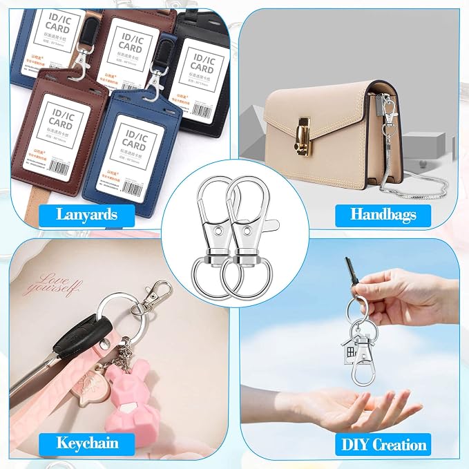Keychain Hook Clip, DIY Crafts, Lanyard Making, Pet Collar - Image 2