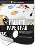 Zenacolor - Paper Palette Pad - 50 Removable and Disposable Sheets by Colorinspirationfun