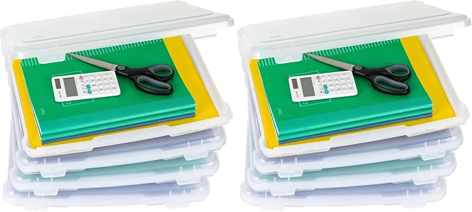 IRIS USA Board Game Storage Craft Organizer Box by IRISUSA