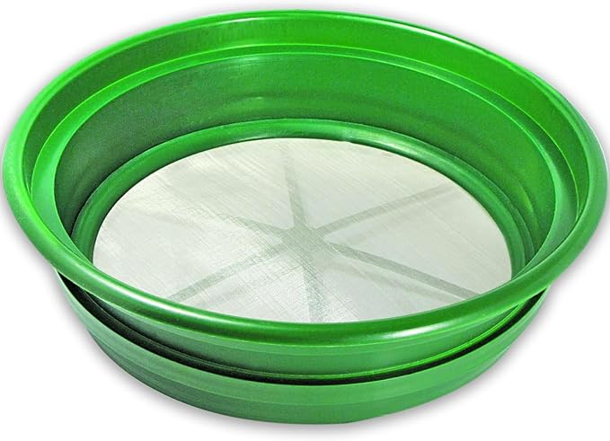 SE 13.25 Inch Wide Stackable Classifier Gold Prospecting Pan by SE