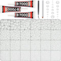 17000Pcs White Half Pearls Beads by Worthofbest