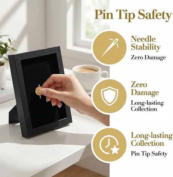 Pin Display Case, Enamel Pin Collection Display - Image 4