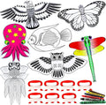 HENGDA KITE DIY Blank Painting Kite by HENGDAKITE
