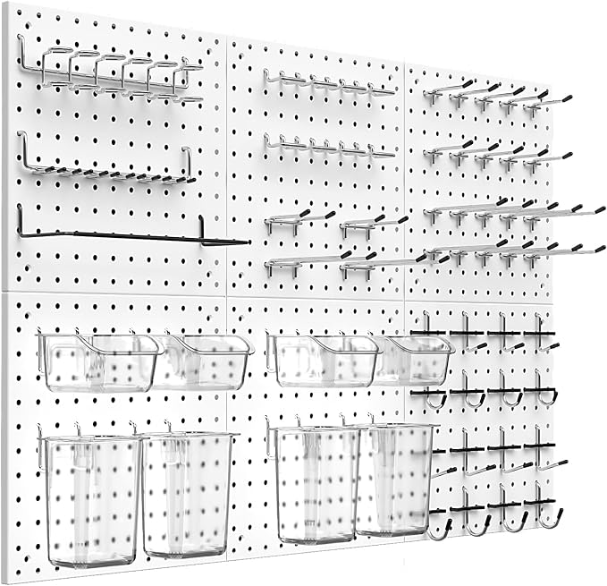 Peg Board Kit, Includes Pegboard and Accessories, by Daanxw
