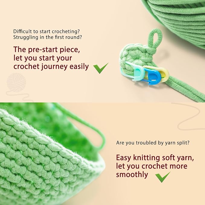 CrochetBox Crochet Kit for Beginners Adults - Image 6