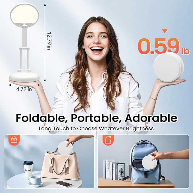 One Fire Rechargeable Table Lamp, Dimmable Cordless Lamp Desk Lamp - Image 3
