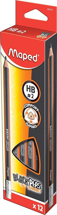 Maped Helix Jumbo Triangular Pencils x12 by MapedHelixUSA